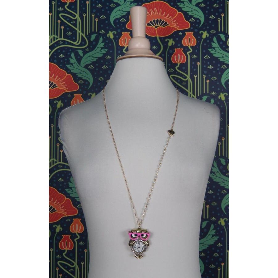 【並行輸入品】Betsey Johnson 新学期ネックレス， 金属、ガラス、パール。， 宝石なし Betsey Johnson Gold To_3
