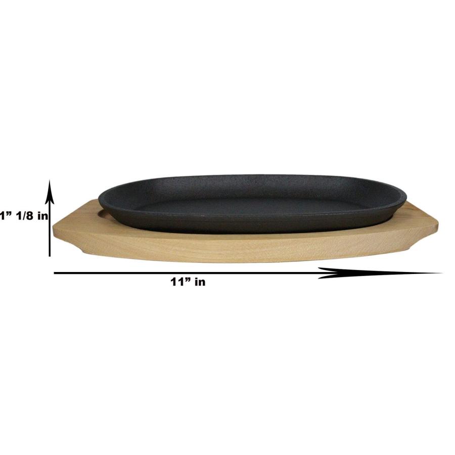 【並行輸入品】PI〓ATAS OLE Personal Sized Cast Iron Sizzling Fajita Skillet Jap_3