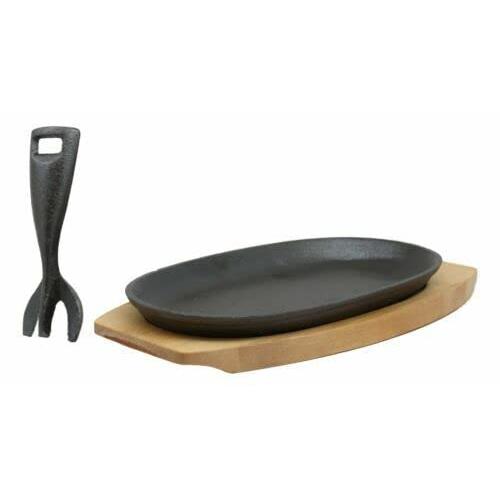 【並行輸入品】PI〓ATAS OLE Personal Sized Cast Iron Sizzling Fajita Skillet Jap_6