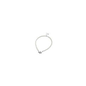 【並行輸入品】GuoShuang ホワイトサターン パールネックレス、女性用ビッグパールチョーカーネックレス、ガールズガールフレンド向けギフトジ