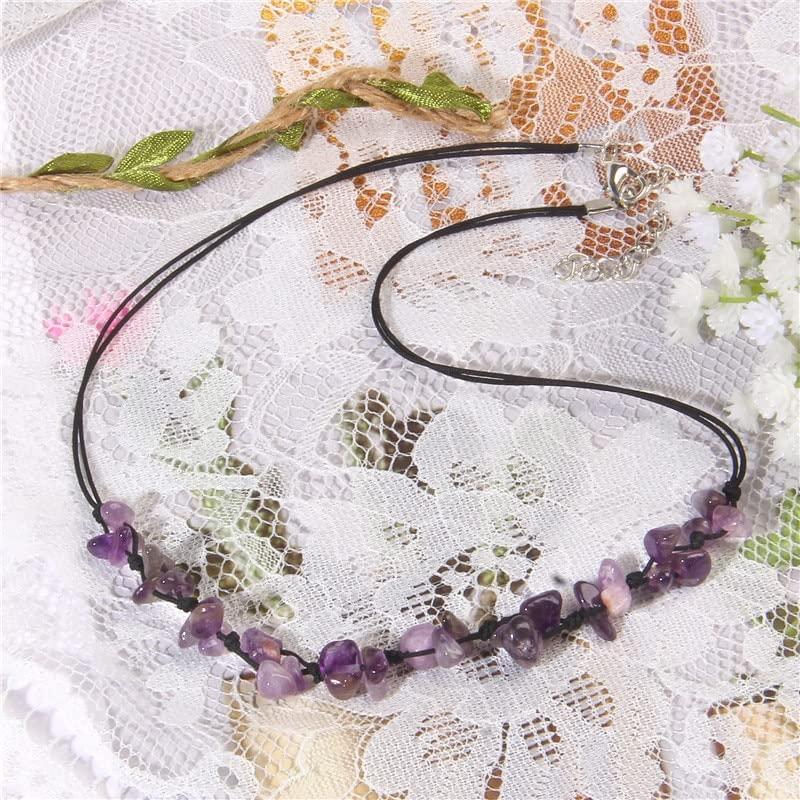 【並行輸入品】Fashion Amethysts Crystal Chips Beads Necklace Natural Stone Qua_2