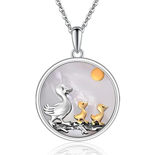 【並行輸入品】LINGBG JEWELRY クリスマス パンダ 犬 アヒル カエル 象 クジラ ネックレス レディース 925 スターリングシル_1