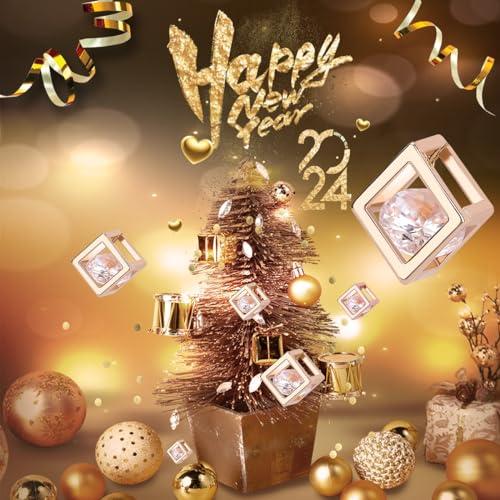 【並行輸入品】18K ローズゴールド 誕生石 プレミアム キュービックジルコニア ネックレス 女性用 スクエア ダイヤモンド ペンダント ジュエ_4