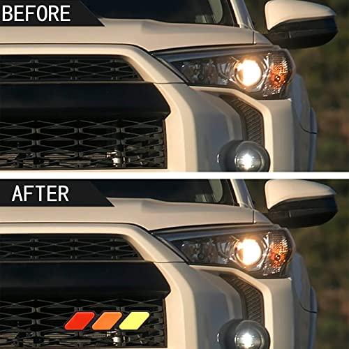【並行輸入品】MUHE 3色グリルバッジエンブレム装飾アクセサリー 車トラックラベル 4Runner Tacoma Tundra Sequoiaの画像