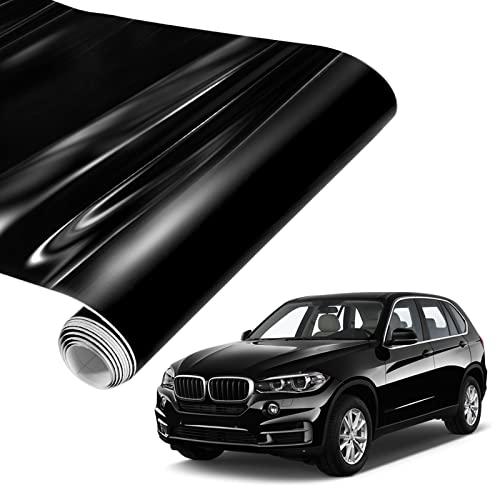 【並行輸入品】Spurtar Gloss Black Vinyl Wrap 1ft X 5ft Air Release Glossy Blacの画像