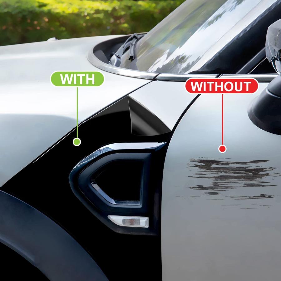 【並行輸入品】Spurtar Gloss Black Vinyl Wrap 1ft X 5ft Air Release Glossy Blacの画像