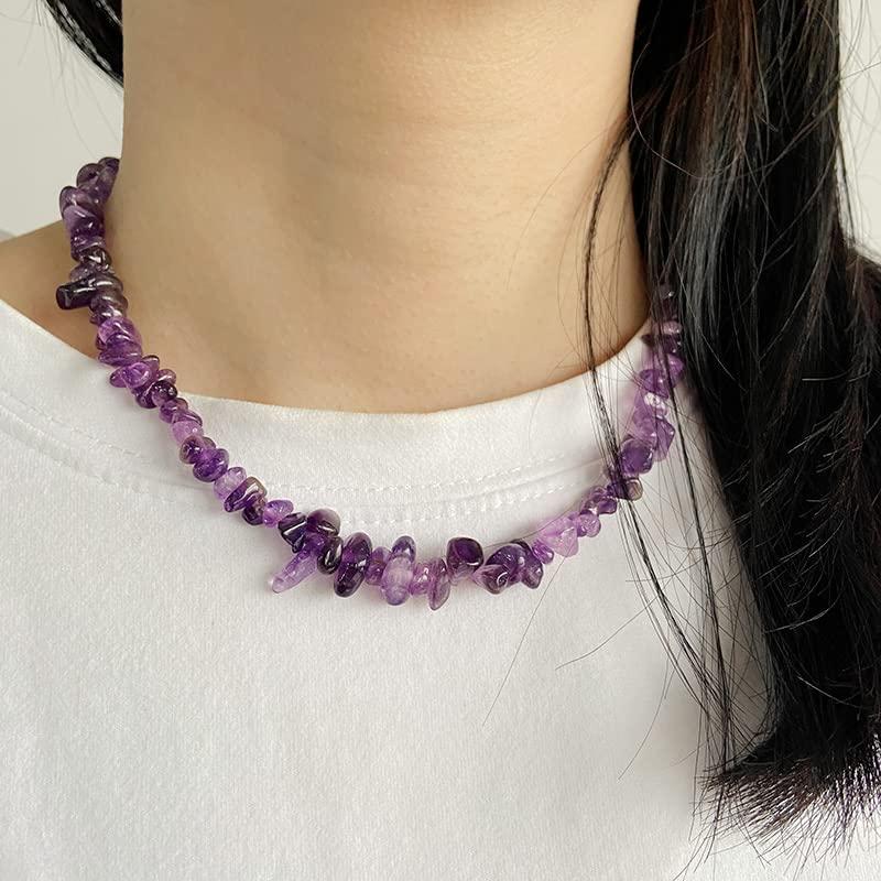 【並行輸入品】Fashion Bohemia Jewelry Natural Stone Chips Necklace Turquoise A