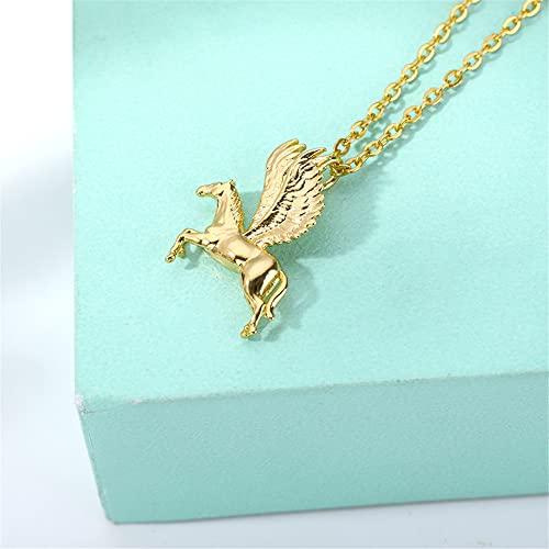 【並行輸入品】Flying Horse Pendant Necklace for Women Mystical Pegasus Necklac_4