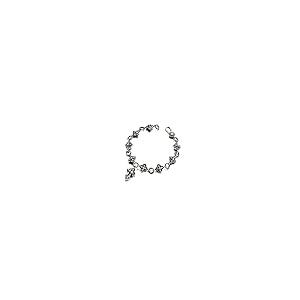 【並行輸入品】MOBEBI Bracelet,Gift,Anklet,S925 Sterling Silver Men's Cross Braの画像