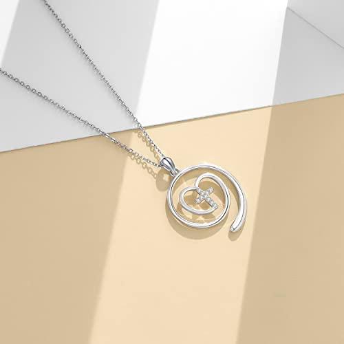 【並行輸入品】リングホルダーネックレス 925スターリングシルバー ウェディング 婚約リング キーパーネックレス 女性用 誕生日ギフト 妻への贈