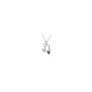【並行輸入品】MUUYON Solid 10K/14K/18K Gold Personalized Music Note Name Necklの画像