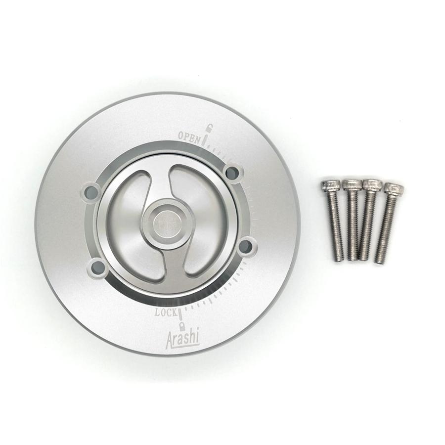 並行輸入品】Arashi CNCキーレスタイプフューエルタンクキャップタンク