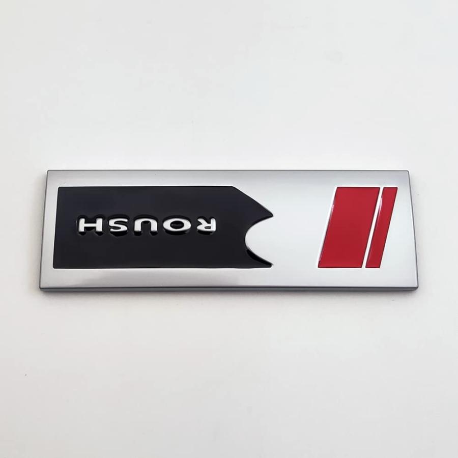 【並行輸入品】Metal ROUSH Logo Emblem 3D Badge Racing Sport Sticker Turbo Decaの画像