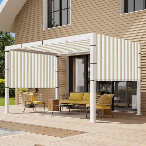 【並行輸入品】SunnyRoyal Pergola Shade Cover 16' x 10' Replacement Canopy Shadの画像
