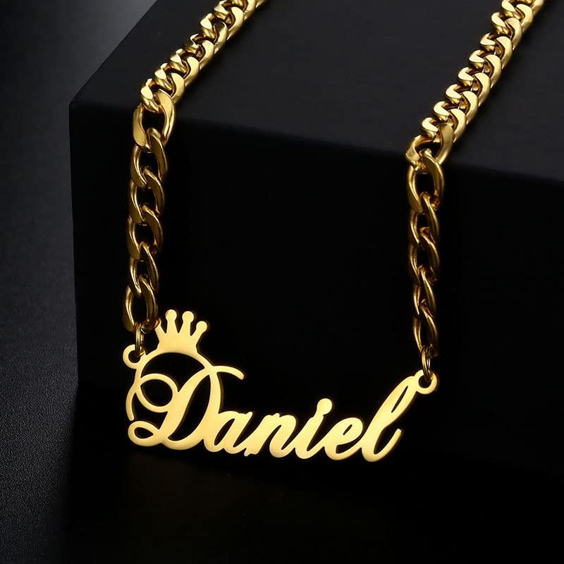 【並行輸入品】MUUYON Solid 10K/14K/18K Gold 1MM  5MM Cuban Link Chain Personalの画像