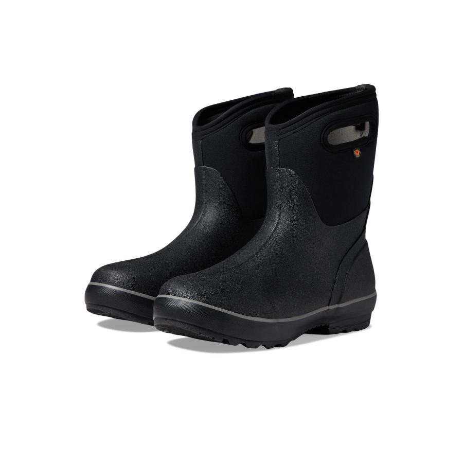 【並行輸入品】BOGS クラシックII ミッド， ブラック， 9 BOGS Women's Classic II Mid Farm Boot，_9