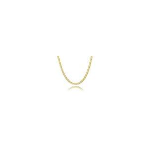 【並行輸入品】Ladies Stainless Steel Necklace, Curb Chain Gold Link 20 Inch 6Mの画像