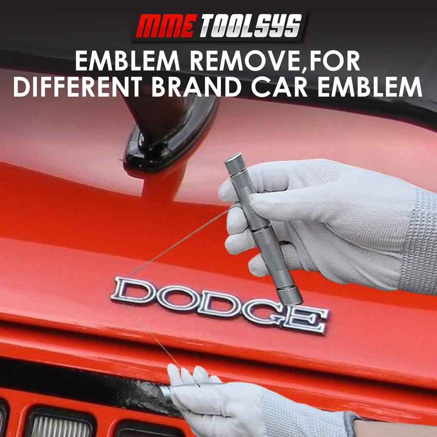 【並行輸入品】MMETOOLSYS Golden Yellow Car Surface Logo Removal Tool Vinyl Wraの画像
