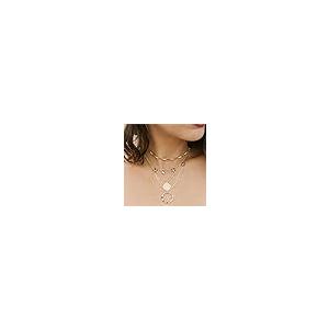 【並行輸入品】スタームーンリアル 925 スターリングシルバーネックレス 2020 ジュエリーパールファンシーダイヤモンドチェーンチョーカーネッの画像