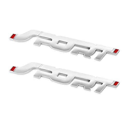 【並行輸入品】2PCS 3D Metal Car Sport Sticker, Car Side Fender Rear Trunk Embl