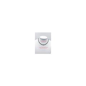 【並行輸入品】SLMHEALTHSH シルバーエメラルドチョーカーネックレス レディース ガールズ エメラルドチェーンネックレス 16インチ エ