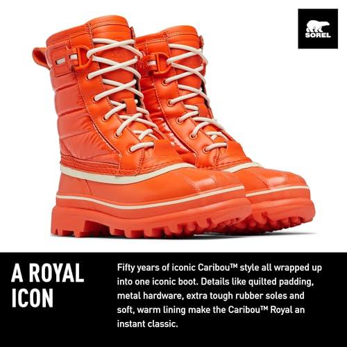 【並行輸入品】Sorel Women's Caribou Royal Waterproof Boots   Optimized Orange,の画像