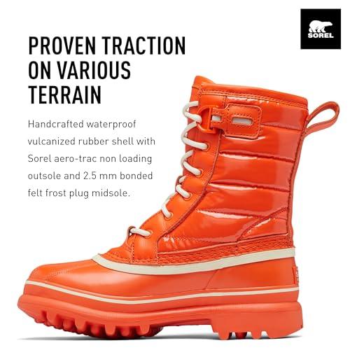 【並行輸入品】Sorel Women's Caribou Royal Waterproof Boots   Optimized Orange,の画像