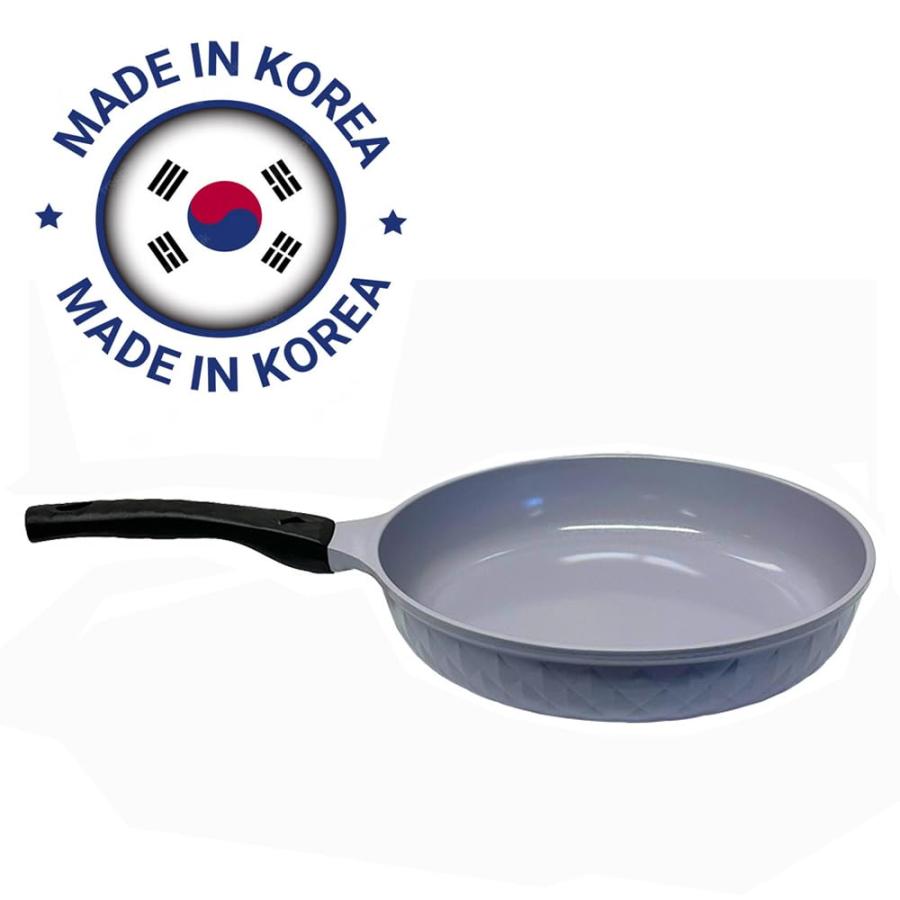 【並行輸入品】|MADE IN KOREA| 12\" Ceramic Coating Interior,Exterior Frying Pan"_3
