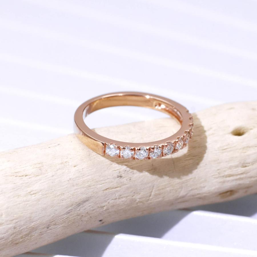 【並行輸入品】TIANYU GEMS モアッサナイト 婚約指輪 レディース ハーフエタニティ 結婚指輪 S925 スターリングシルバー リングの画像