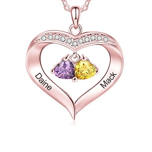 【並行輸入品】MOLICACI 10K Gold Name Necklace Personalized for Women, 10K/14K/の画像