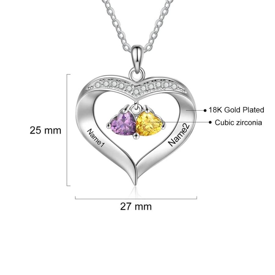 【並行輸入品】MOLICACI 10K Gold Name Necklace Personalized for Women, 10K/14K/の画像