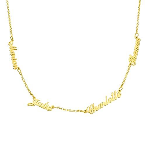 【並行輸入品】MRENITE 10k 14k 18k Real Gold/Rose Gold/White Gold Names Necklac_1