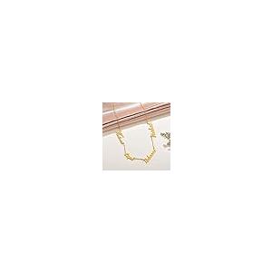 【並行輸入品】MRENITE 10k 14k 18k Real Gold/Rose Gold/White Gold Names Necklac_5