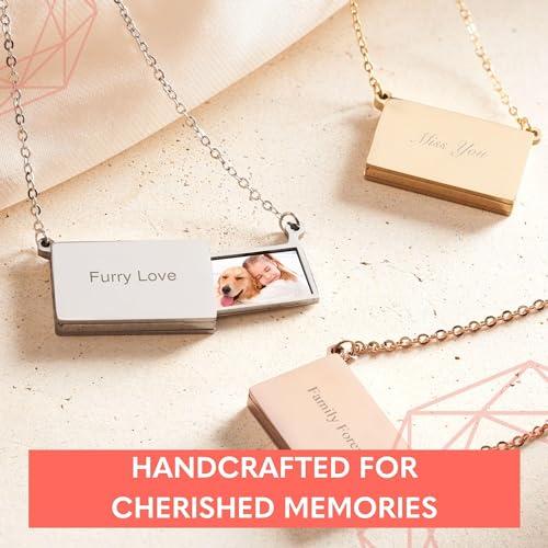 【並行輸入品】Mighty Dainty 18 Inch Custom Necklaces for Woman， Locket Necklac_6