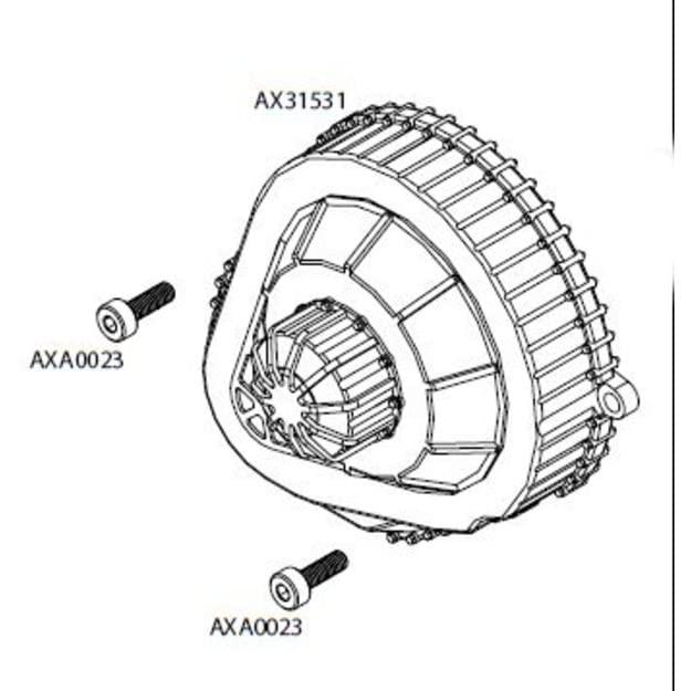 【並行輸入品】Hot Racing SCXT32EC01 Aluminum LCX Transmission Spur Gear Cover_2