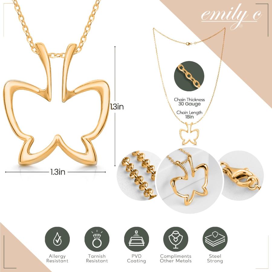 【並行輸入品】Emily C オリジナル 特許取得済み s925 ゴールド リング ホルダー ネックレス   スターリングシルバー   結婚指輪の画像