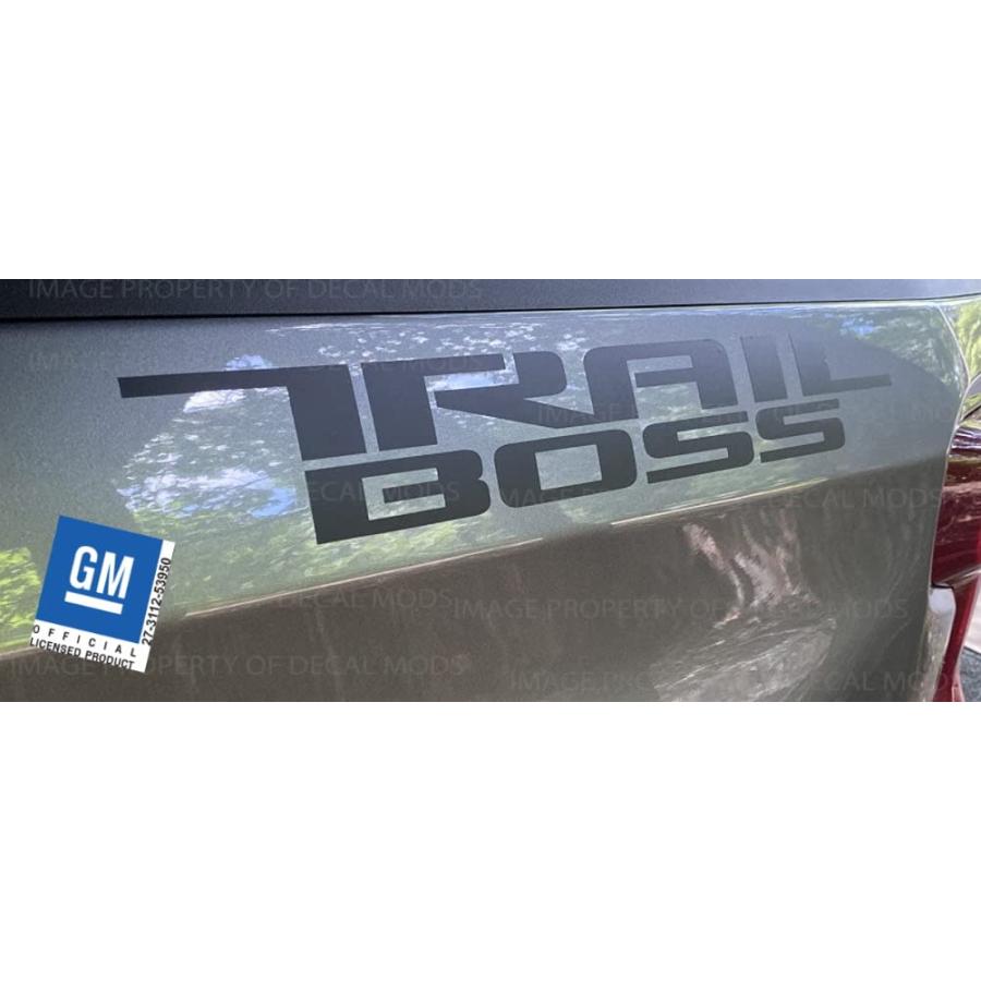 【並行輸入品】Decal Mods Trail Boss 交換用デカールステッカー シボレーシルバラード ダイカット(2019 2022) ベッ_3
