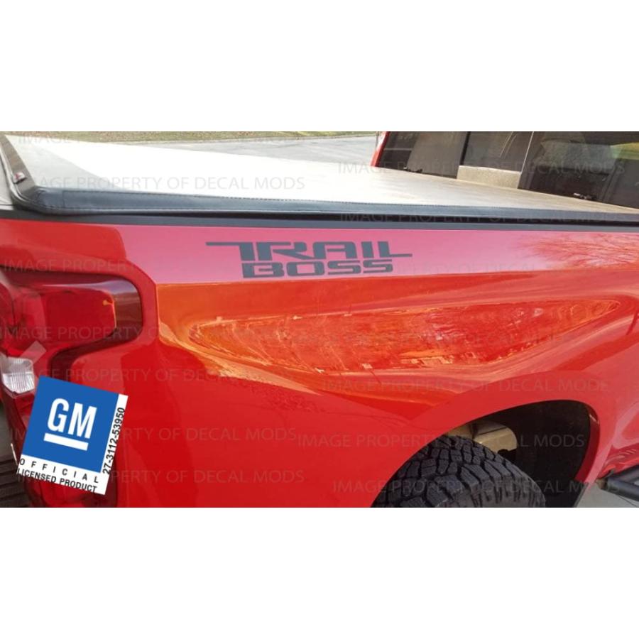 【並行輸入品】Decal Mods Trail Boss 交換用デカールステッカー シボレーシルバラード ダイカット(2019 2022) ベッ_6