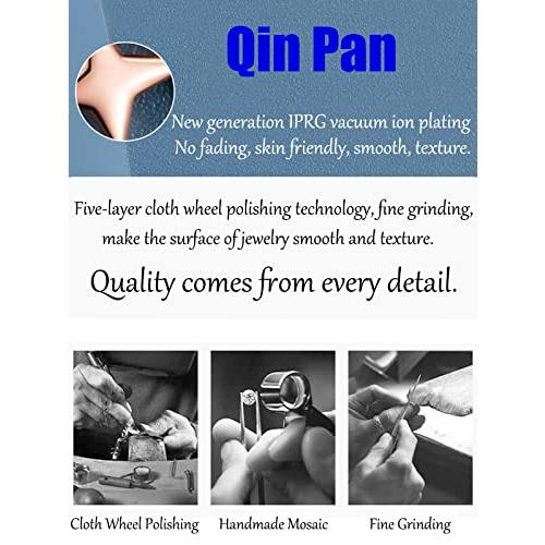 【並行輸入品】Qinpan 14mm クリスタル ペンダント ドロップ ダングル ネックレス レディース 金メッキコスチュームジュエリー， 24_7