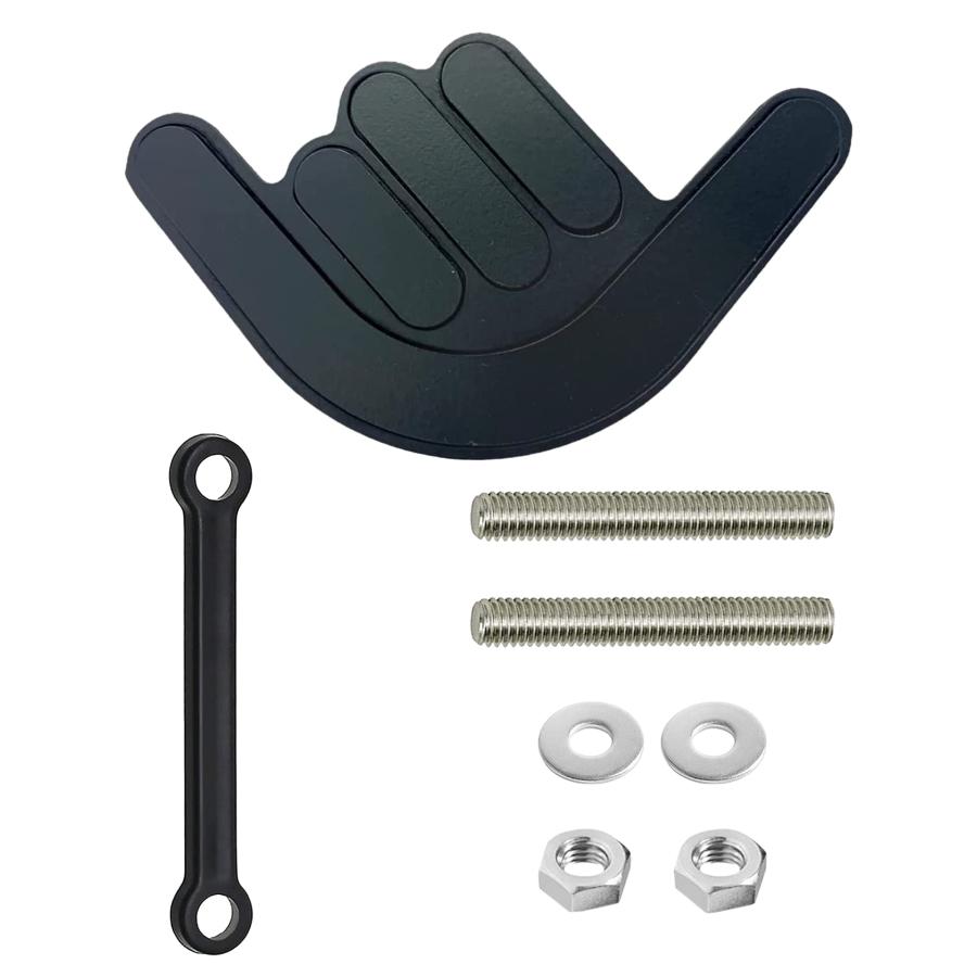並行輸入品】シャカグリルバッジ (オールブラック(サテン)) Shaka 