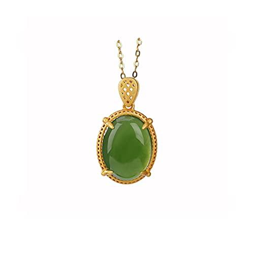 【並行輸入品】JadeAngel Vintage 925 Sterling Silver Gold Plated Necklace Simpl_1