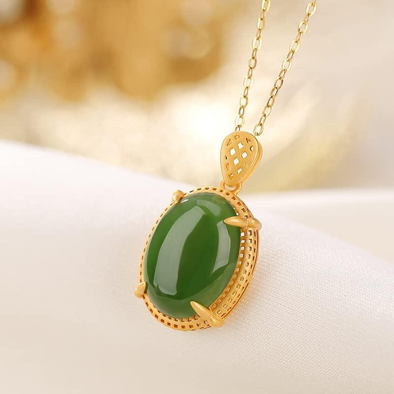 【並行輸入品】JadeAngel Vintage 925 Sterling Silver Gold Plated Necklace Simpl_3