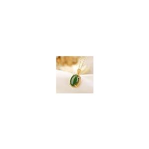 【並行輸入品】JadeAngel Vintage 925 Sterling Silver Gold Plated Necklace Simpl_4