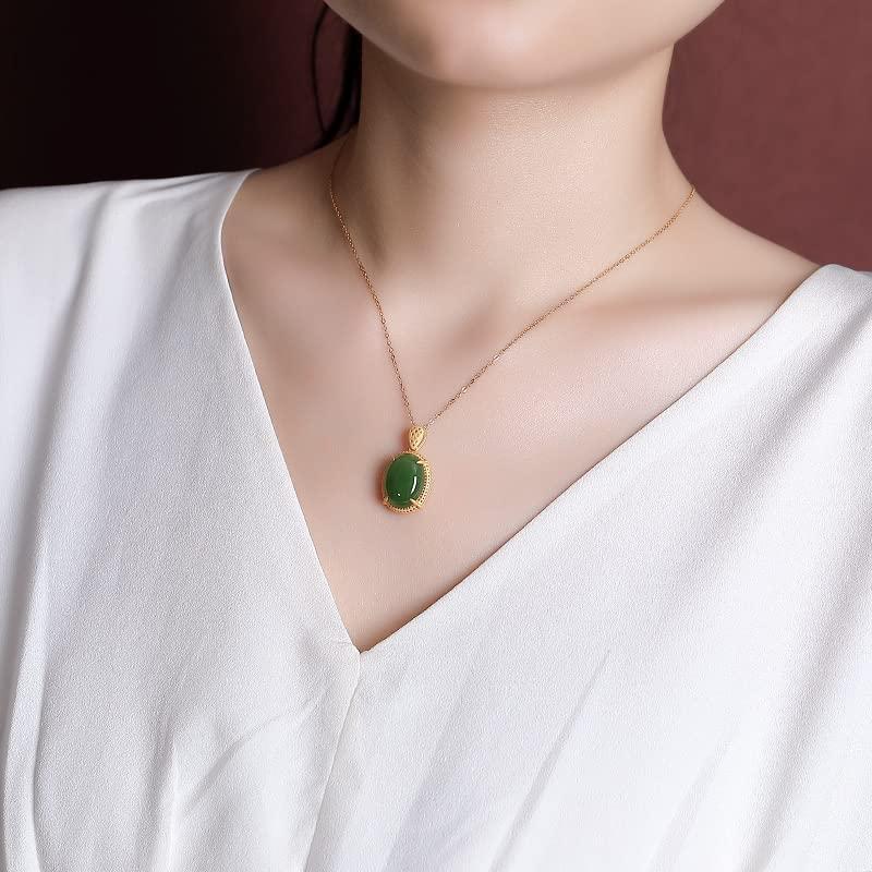 【並行輸入品】JadeAngel Vintage 925 Sterling Silver Gold Plated Necklace Simpl_7