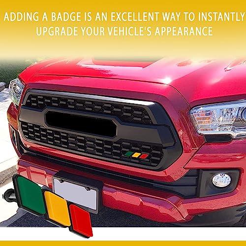 【並行輸入品】標準グリルバッジ(ラスタスキーム) Standard Grille Badge (Rasta Scheme)の画像