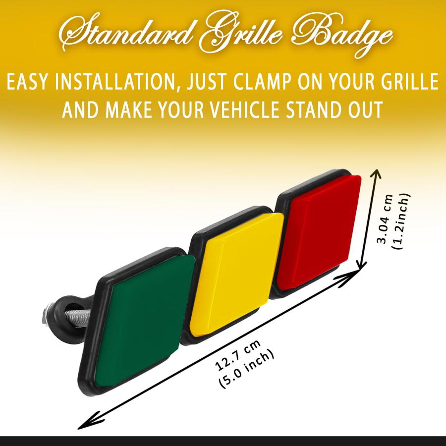 Standard Grille Badge スタンダード グリルバッジ 並行輸入品】標準グリルバッジ(ラスタスキーム) Standard Grille