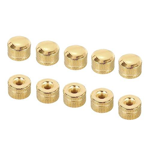 M5x0.8 キャップナット 15個パック どんぐりナット スクリューノブ キャップ挿入ボルトカバー メスねじ 【メートル】 刻 並行輸入品