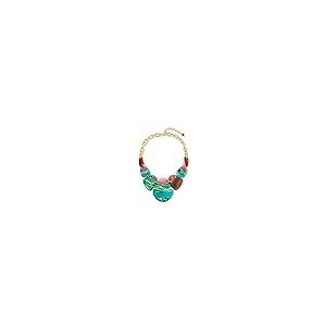 【並行輸入品】TOVABA アクリルチャンキーステートメントネックレスジュエリー ビブスプライシングカラーネックレス 樹脂ペンダントネックレス_2
