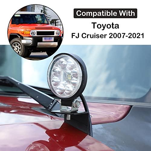 トヨタ FJクルーザーGSJ15W専用　ホーミングライトマウント　焔 並行輸入品】車用フードライトマウントブラケット トヨタ@ FJ