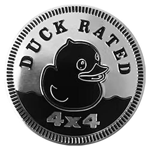 【並行輸入品】Duck Badge Rated Car Emblem, 4 x 4 Metal Automotive Badge 3D Metの画像